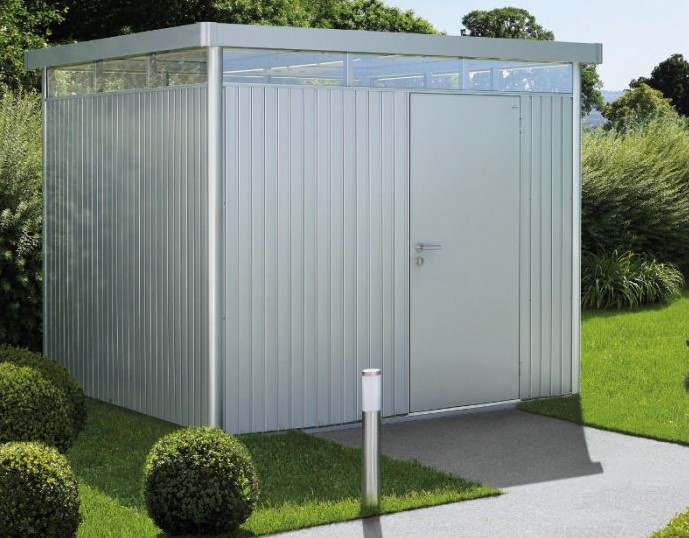 modern tuinhuis aluminium plat dak