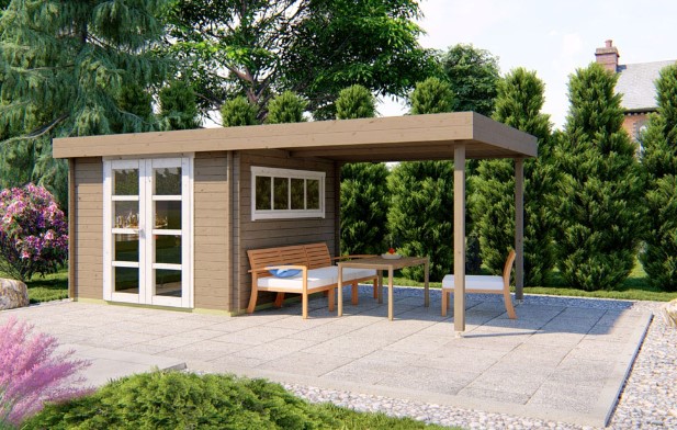 Design tuinconstructie in duurzaam thermowood