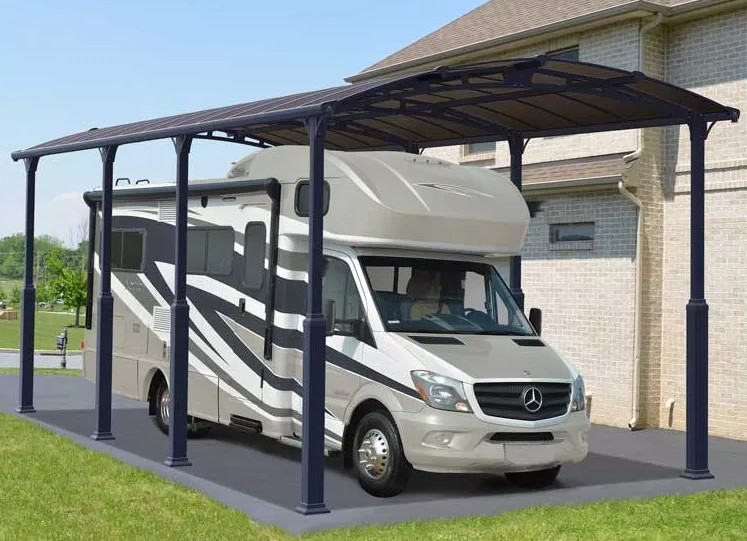 aluminium mobilehome carport 31 m2