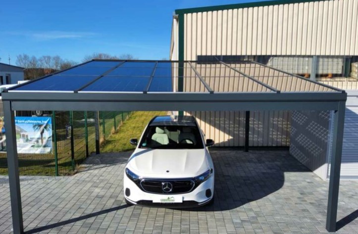 Aluminium Carports met Zonnepanelen