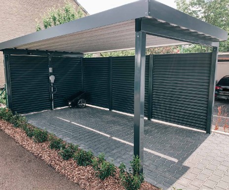 Vrijstaande Metalen Carport