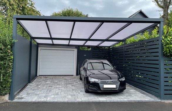 aluminium carport met berging