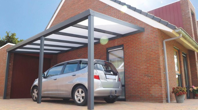 Standaard Carport van Polycarbonaat